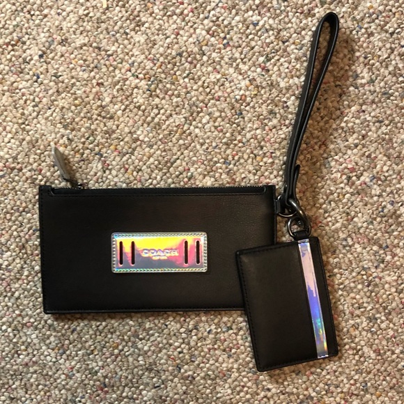 🆕 Coach Slg Trio Phone Pouch & Card Case Set - Picture 2 of 6